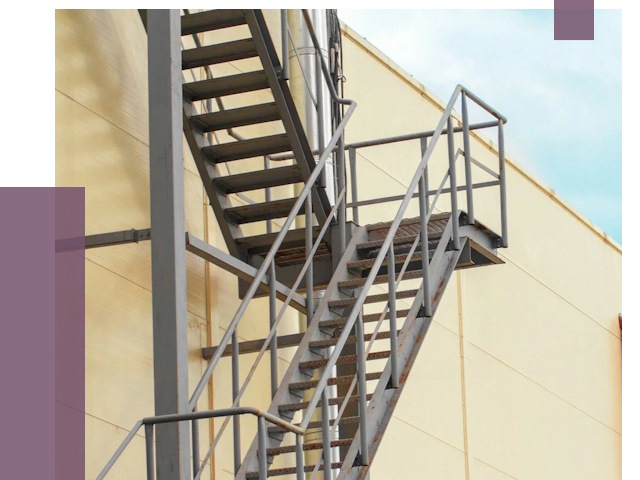 Пожарные лестницы в Каменске-Шахтинском от 12361 руб. — монтаж и продажа | ПРОЛЁТ-Ксш