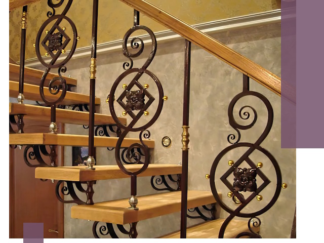 Изготовление кованых лестниц под ключ в Каменске-Шахтинском