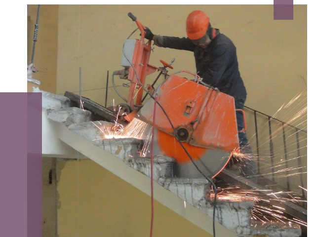 Демонтаж бетонных лестниц в Каменске-Шахтинском от 4635 руб. за м2 | ПРОЛЁТ-Ксш