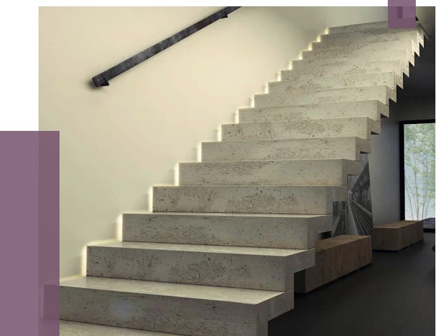 Облицовка бетонных лестниц в Каменске-Шахтинском от 4635 руб/м2 