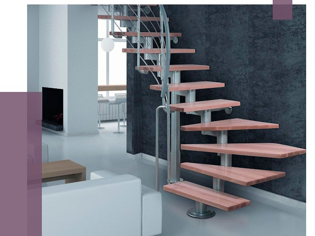 Модульные лестницы в Каменске-Шахтинском от 16997 руб. — купить в ПРОЛЁТ-Ксш