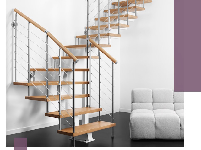 Модульные лестницы под ключ в Каменске-Шахтинском — монтаж и изготовление