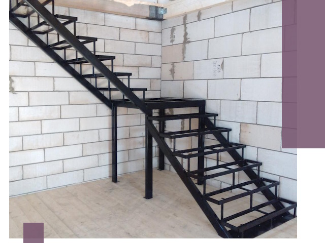 Лестницы на металлокаркасе под ключ в Каменске-Шахтинском — изготовление и монтаж