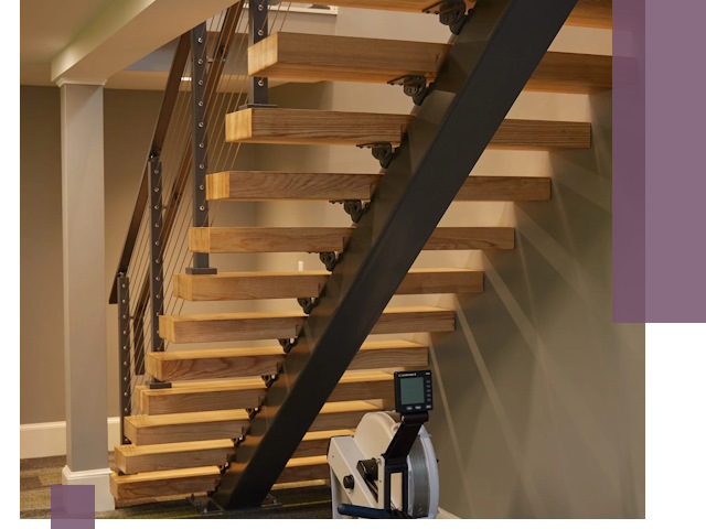 Лестницы на монокосоурах под ключ в Каменске-Шахтинском - изготовление и монтаж