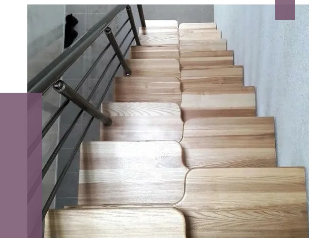 Лестницы гусиный шаг в Каменске-Шахтинском от 13134 руб. под ключ | ПРОЛЁТ-Ксш