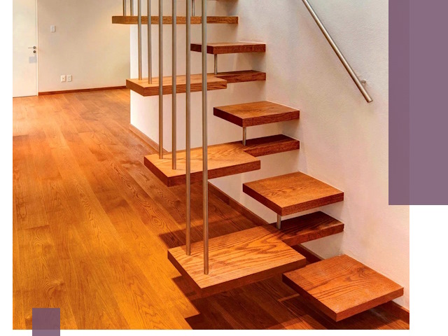 Лестницы «гусиный шаг» на заказ в Каменске-Шахтинском для узких пространств