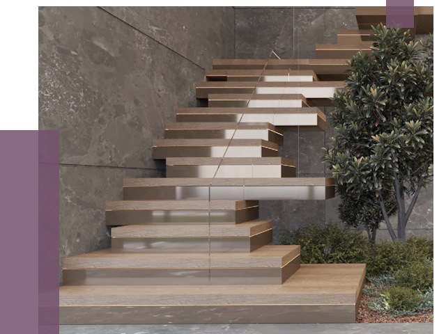 Современные лестницы в Каменске-Шахтинском от 13906 руб. | ПРОЛЁТ-Ксш