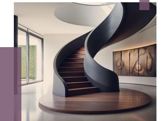 Элитные лестницы под заказ в Каменске-Шахтинском от 190569 руб. — ПРОЛЁТ-Ксш