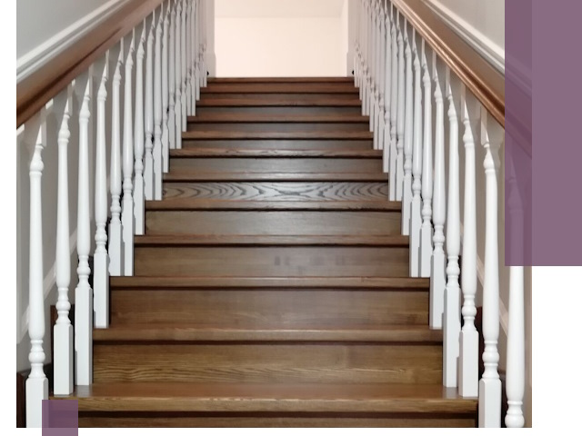 Лестницы из ясеня на заказ в Каменске-Шахтинском — изготовление и монтаж