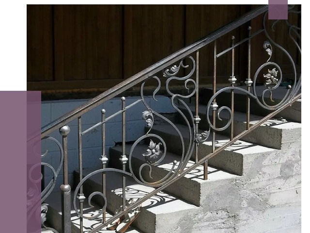 Кованые перила в Каменске-Шахтинском от 8756 руб. под ключ — качество от ПРОЛЁТ-Ксш