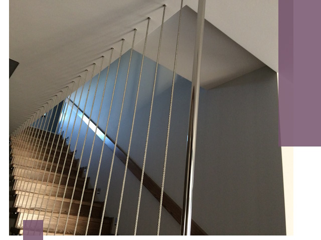 Тросовые перила под ключ в Каменске-Шахтинском — производство и монтаж