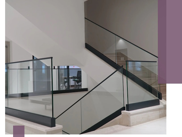 Стеклянные перила премиум-класса с установкой в Каменске-Шахтинском