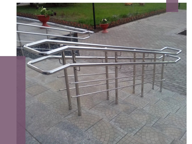 Перила для инвалидов в Каменске-Шахтинском от 7643 руб. под ключ | ПРОЛЁТ-Ксш