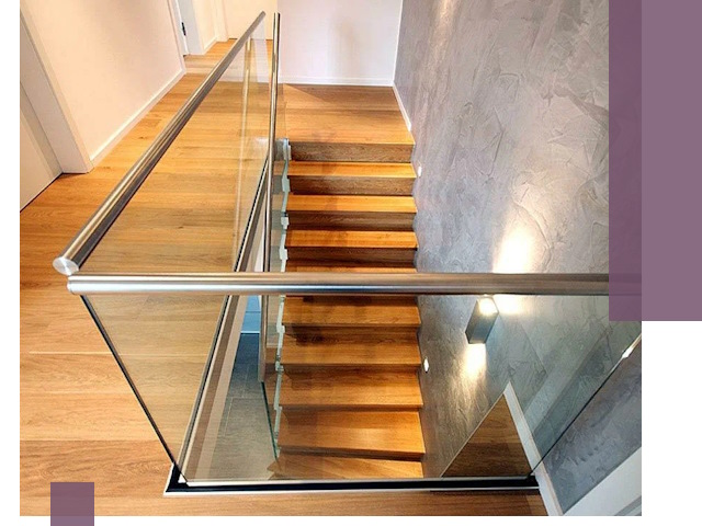 Перила для лестницы в доме — изготовление и монтаж в Каменске-Шахтинском