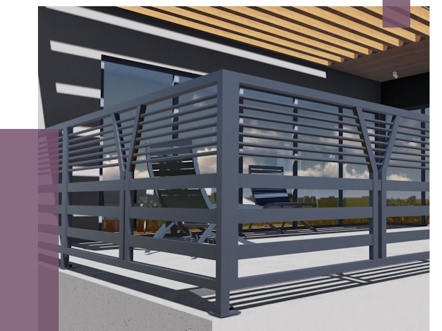 Изготовление балконных ограждений в Каменске-Шахтинском от 10816 руб. | ПРОЛЁТ-Ксш