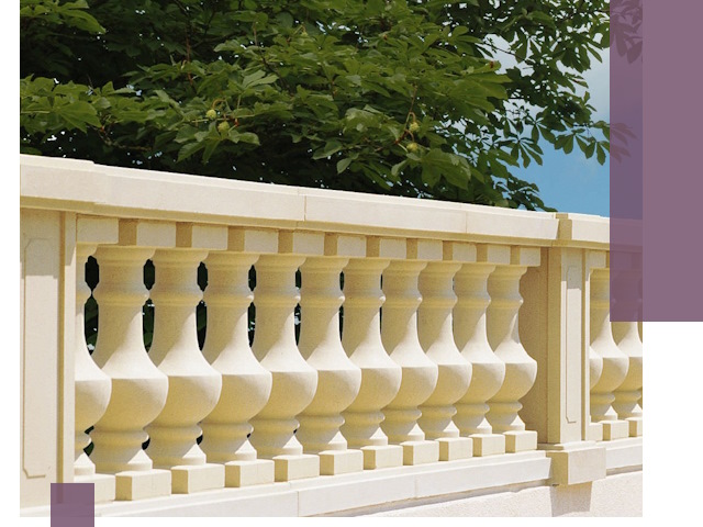 Установка балюстрады в Каменске-Шахтинском: изготовление и монтаж под ключ