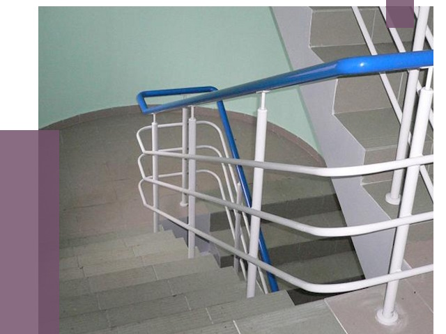 Перила в подъезде в Каменске-Шахтинском — установка и замена от 7468 руб. | ПРОЛЁТ-Ксш