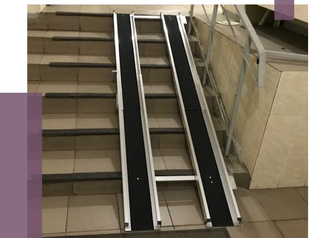 Установка пандуса в подъезд в Каменске-Шахтинском от 8035 руб. под ключ | ПРОЛЁТ-Ксш