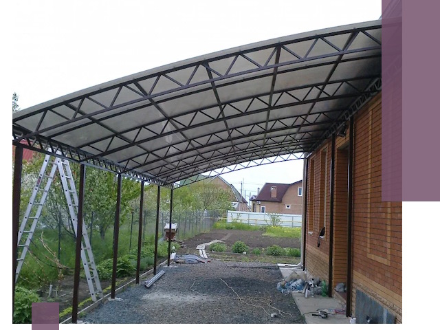 Профессиональный монтаж навесов под ключ в Каменске-Шахтинском