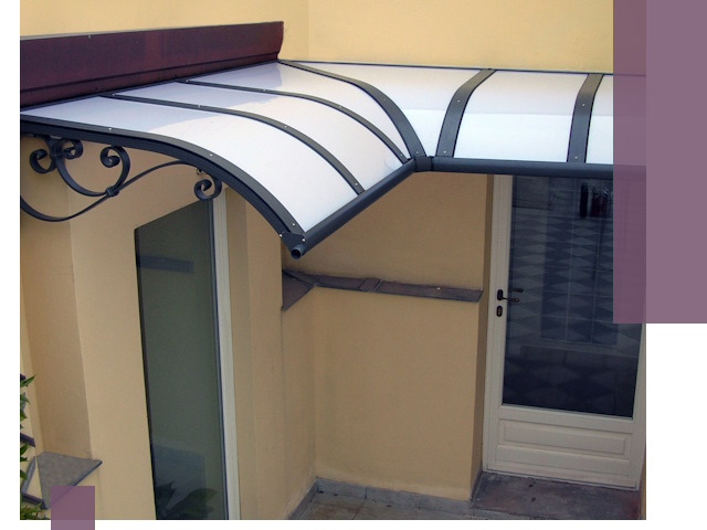 Монтаж козырьков любой сложности в Каменске-Шахтинском под ключ