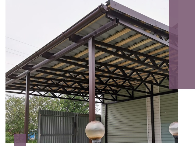 Навесы под ключ в Каменске-Шахтинском: изготовление, монтаж и гарантия