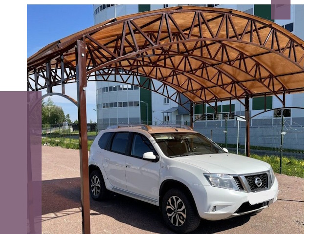 Недорогие навесы в Каменске-Шахтинском от 43264 руб. | ПРОЛЁТ-Ксш