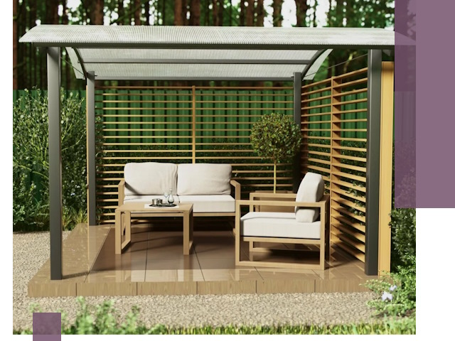 Навесы для дачи в Каменске-Шахтинском: изготовление, монтаж и демонтаж