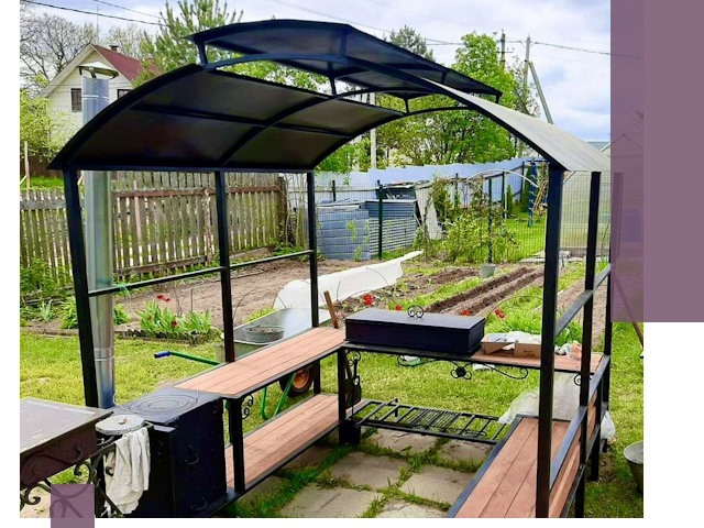 Навесы для барбекю в Каменске-Шахтинском: изготовление, монтаж и демонтаж