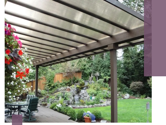 Навесы из поликарбоната под ключ в Каменске-Шахтинском быстро и надёжно