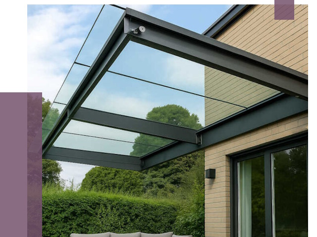 Стеклянные навесы и козырьки в Каменске-Шахтинском от 12361 руб.