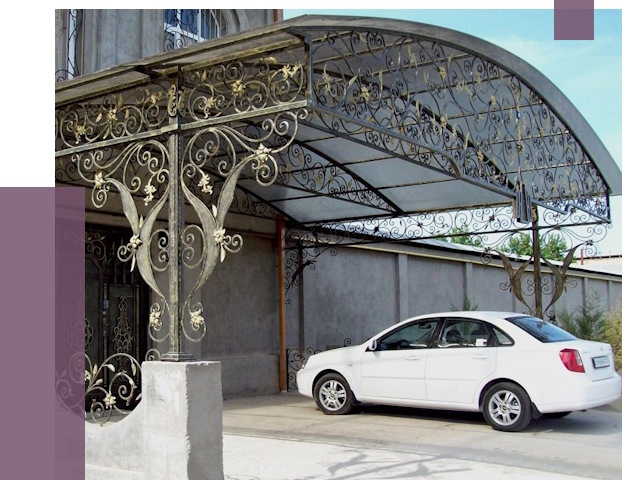 Кованые навесы в Каменске-Шахтинском от 14679 руб. | ПРОЛЁТ-Ксш