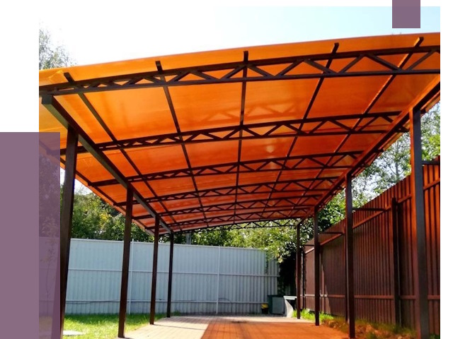 Односкатные навесы под ключ в Каменске-Шахтинском от 13237 руб. 