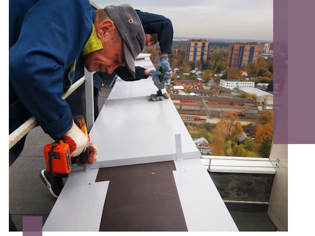 Монтаж парапетов в Каменске-Шахтинском — установка прочных металлических ограждений