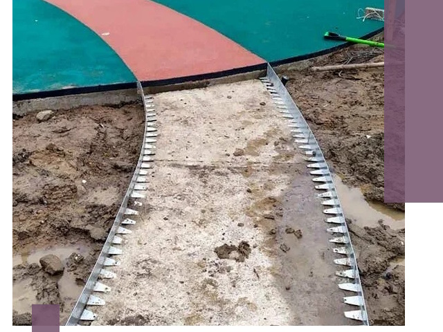 Металлические бордюры для дорожек в Каменске-Шахтинском — монтаж и изготовление