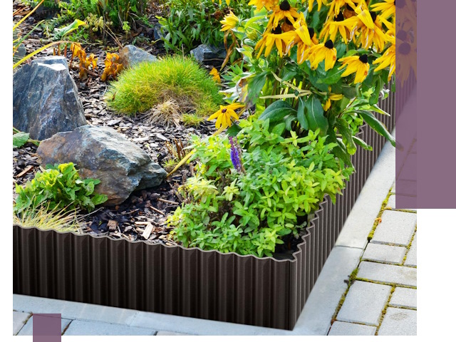 Металлические бордюры для клумб в Каменске-Шахтинском — производство и монтаж