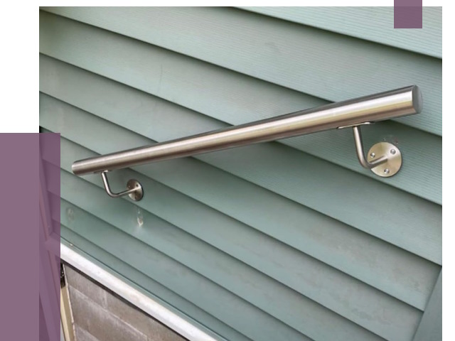 Поручни из нержавеющей стали в Каменске-Шахтинском от 7726 руб.  | ПРОЛЁТ-Ксш